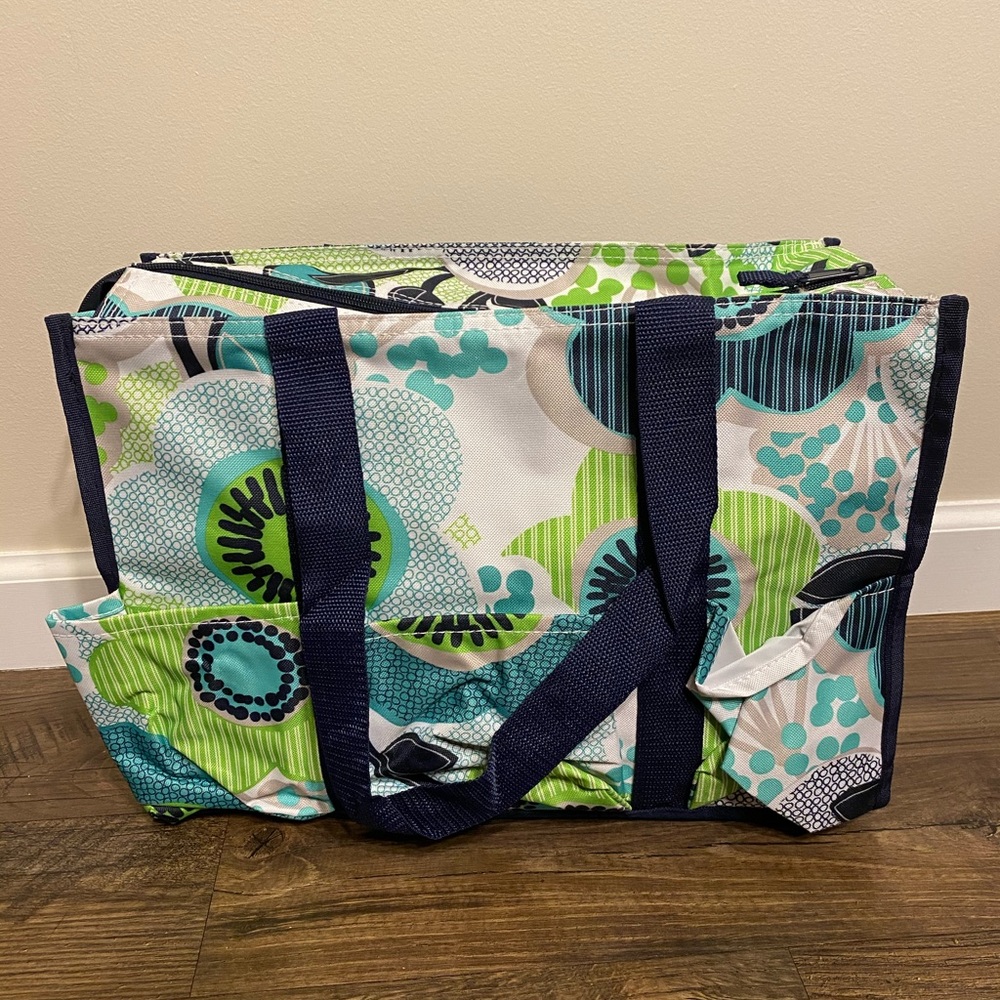 Thirty-One Zip Top Organizing Utility Tote